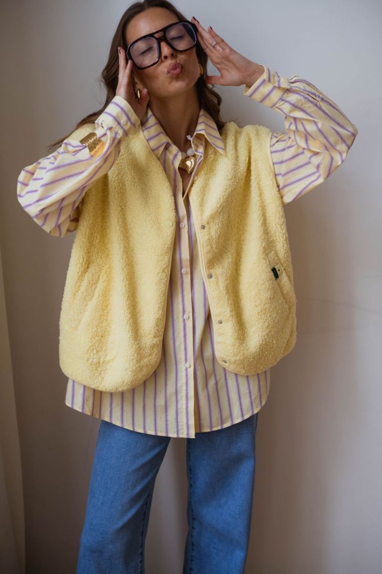 PCKATTY TEDDY VEST NOOS BC 274078 French V