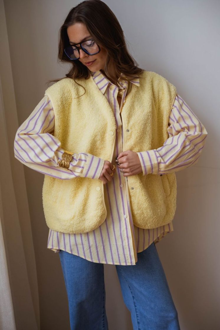 PCKATTY TEDDY VEST NOOS BC 274078 French V