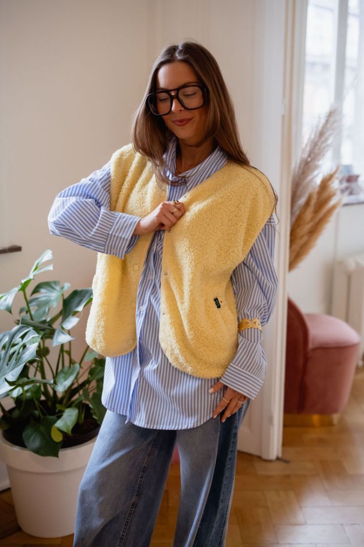 PCKATTY TEDDY VEST NOOS BC 274078 French V