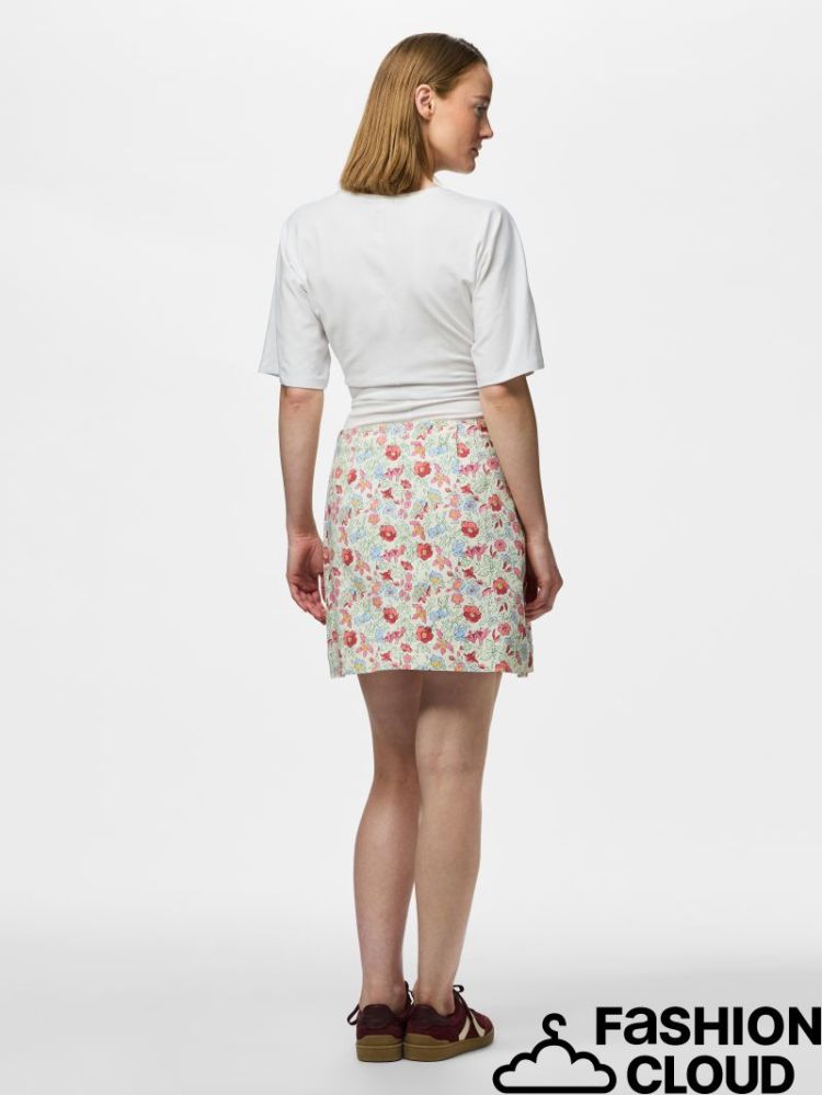 PCSALUME HW MINI DENIM SKIRT 245215003 Birch