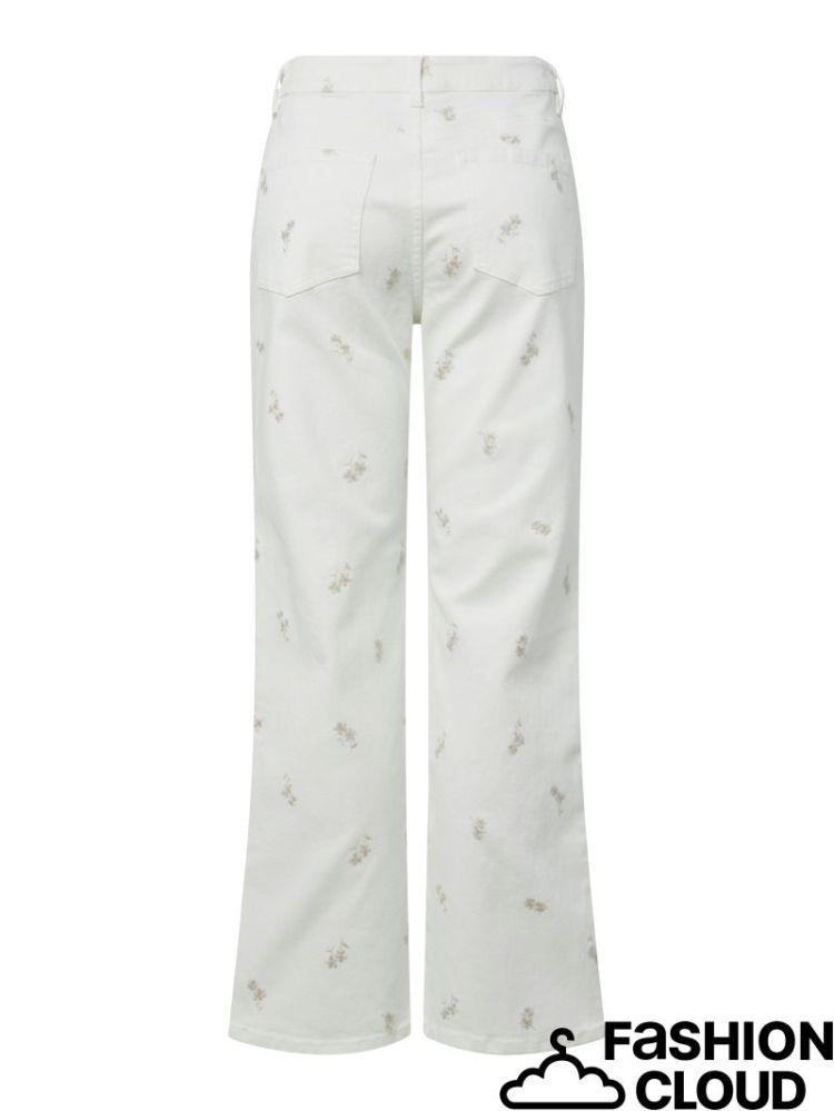 PCVIOLET MW STRAIGHT JEANS PP 196342001 Cloud