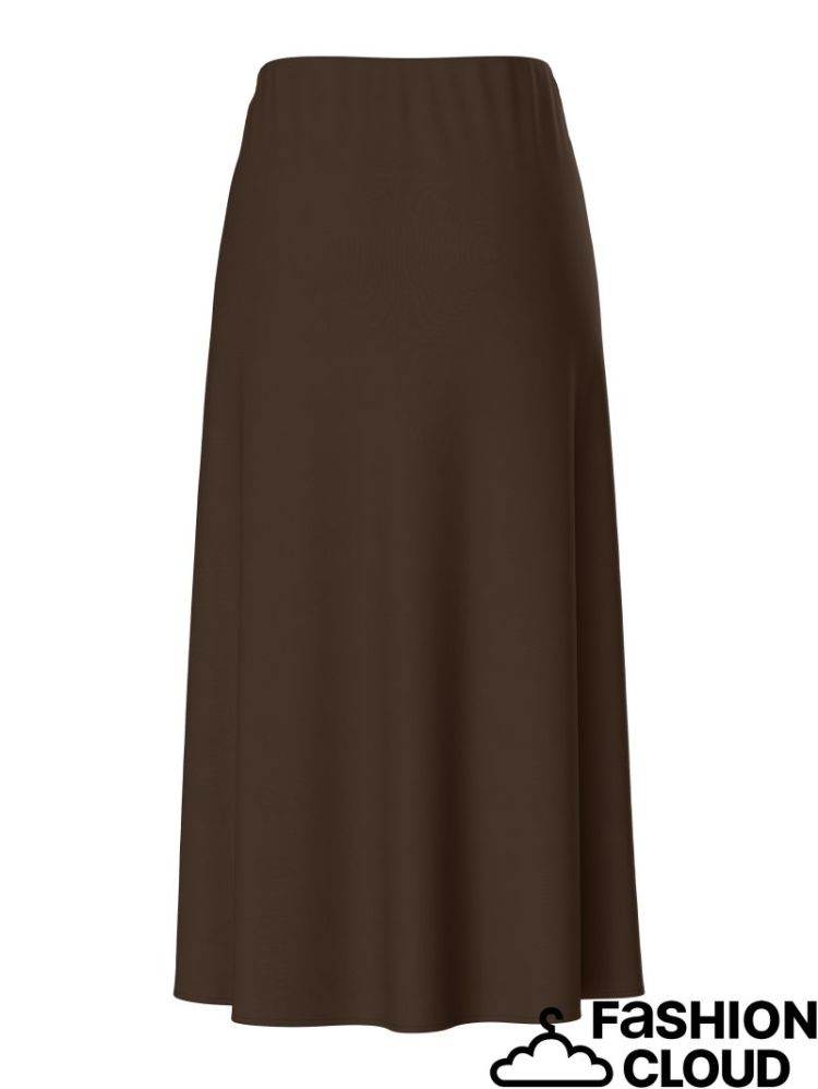PCFRANAN HW ANKLE SKIRT WVN NO 302664 Hot Fudg