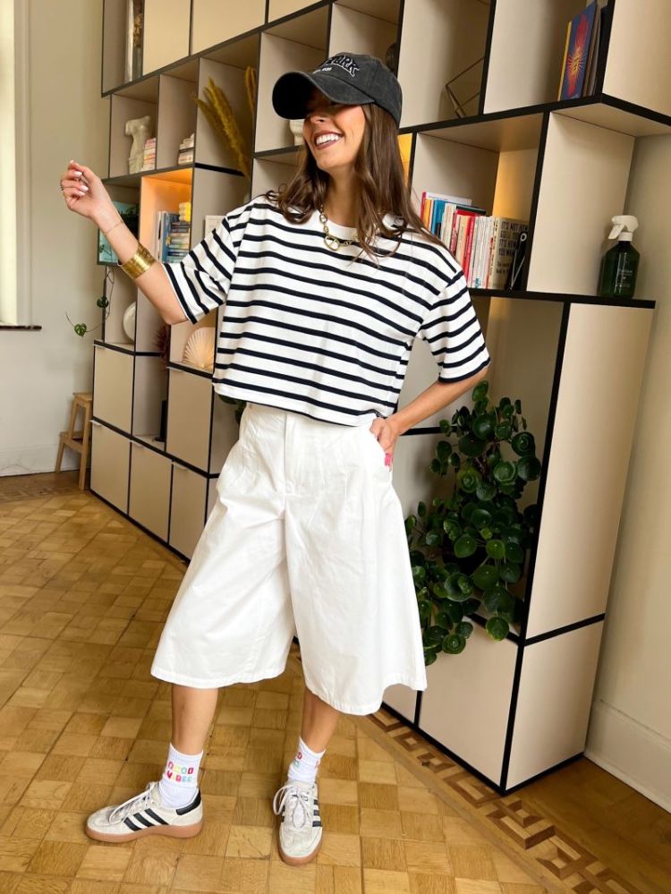 JDYBIANCA HW BERMUDA SHORTS PN 177991 White