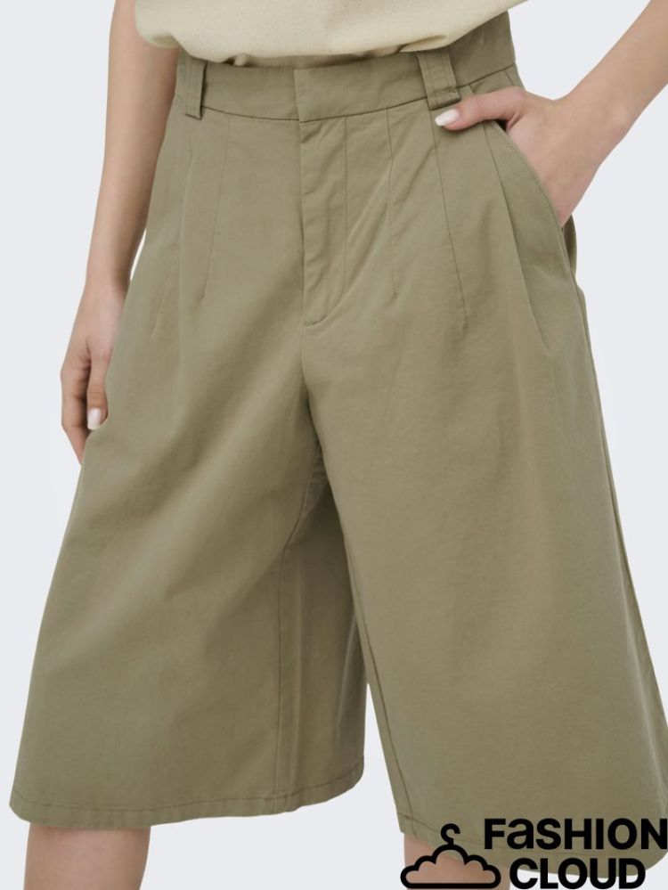 JDYBIANCA HW BERMUDA SHORTS PN 253216 Lead Gra