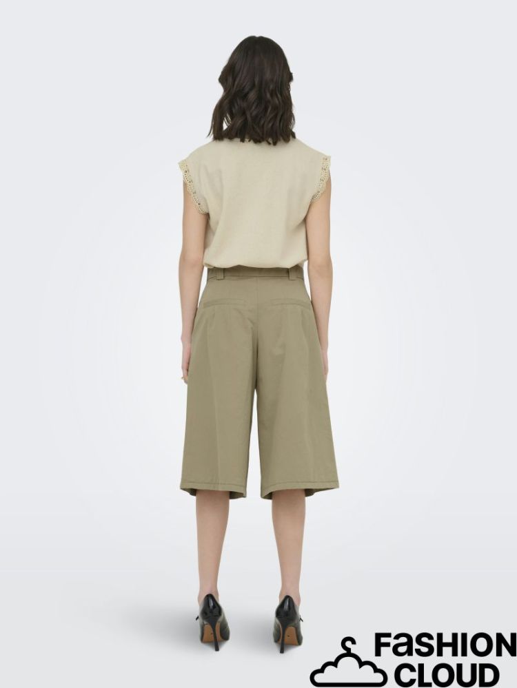 JDYBIANCA HW BERMUDA SHORTS PN 253216 Lead Gra