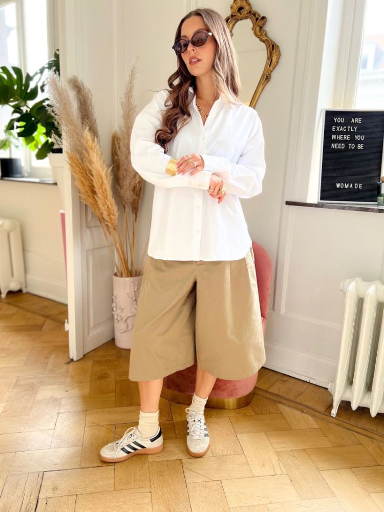 JDYBIANCA HW BERMUDA SHORTS PN 253216 Lead Gra