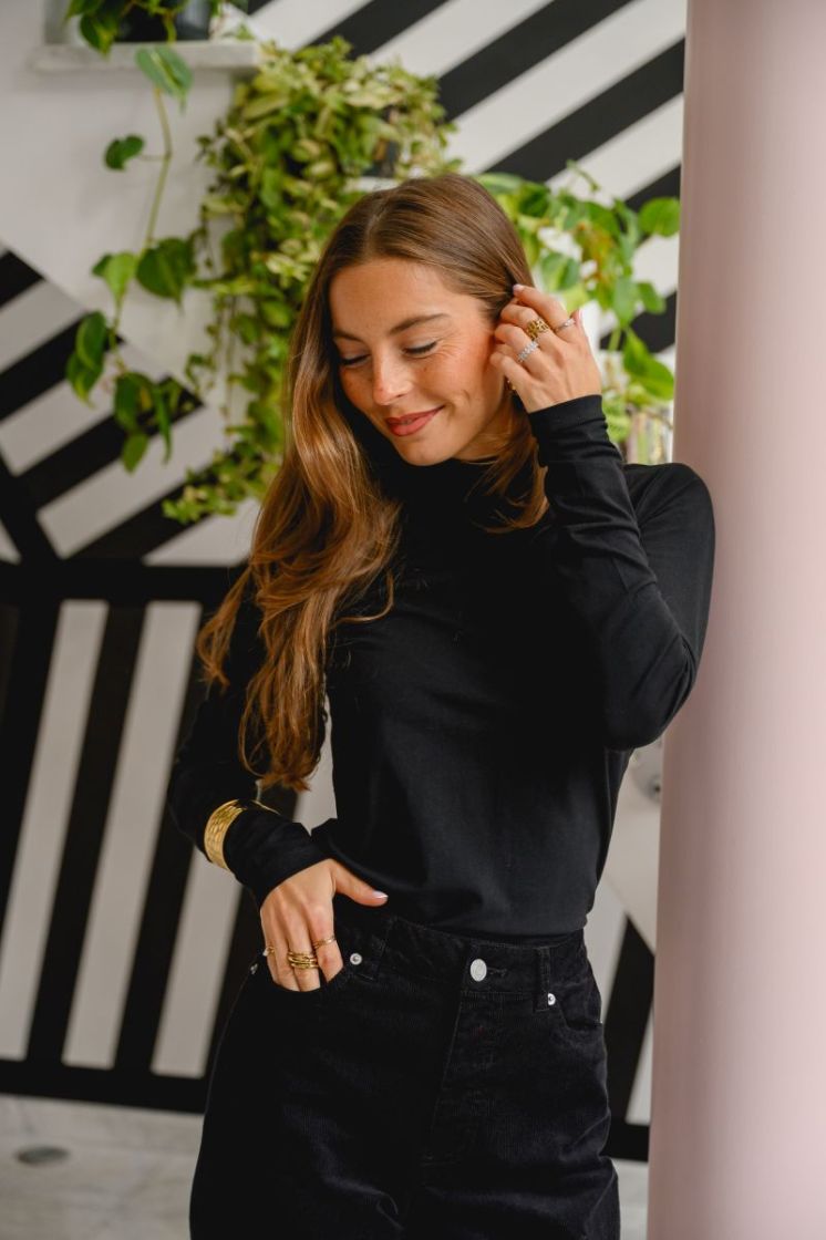 JDYAVA NEW TURTLENECK TOP JRS 177911 Black