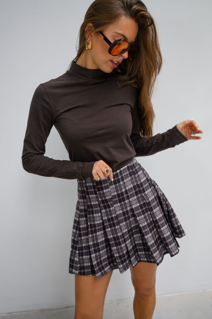 JDYAVA NEW TURTLENECK TOP JRS 244915 Chocolat