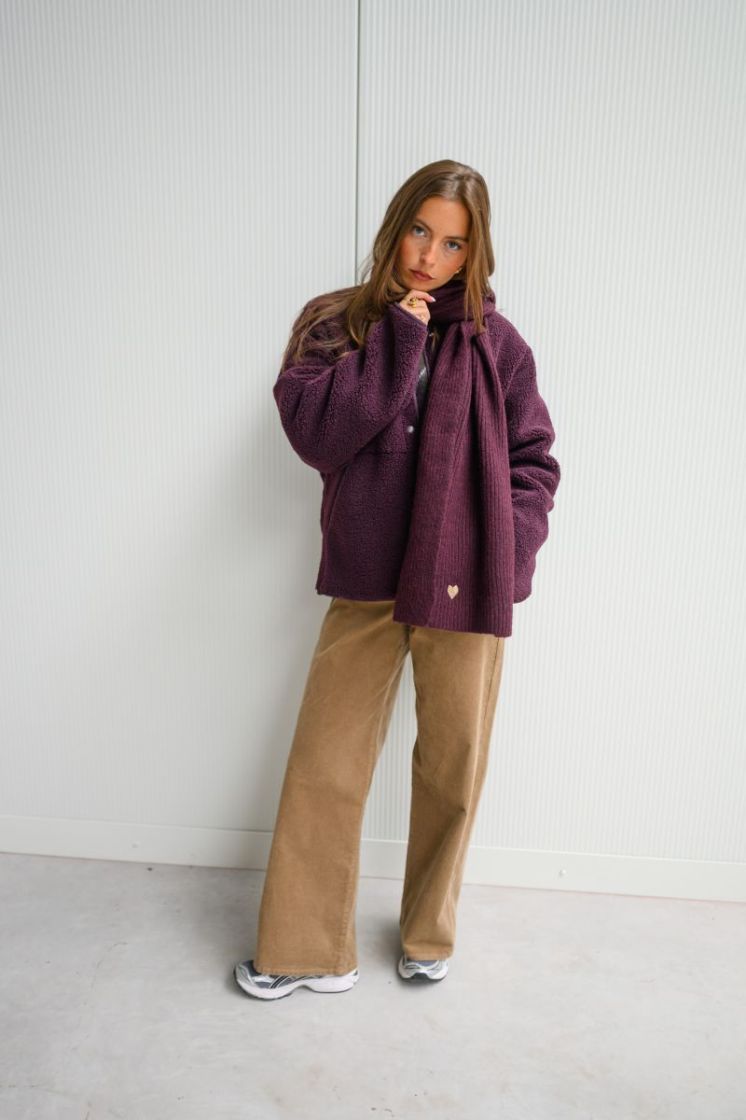 JXVERA TEDDY JACKET OTW NOOS 176841 Winetast