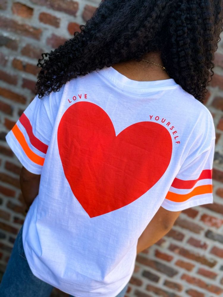 PCESTA SS PRINTED PATCH TEE JR 188927001 Brigh