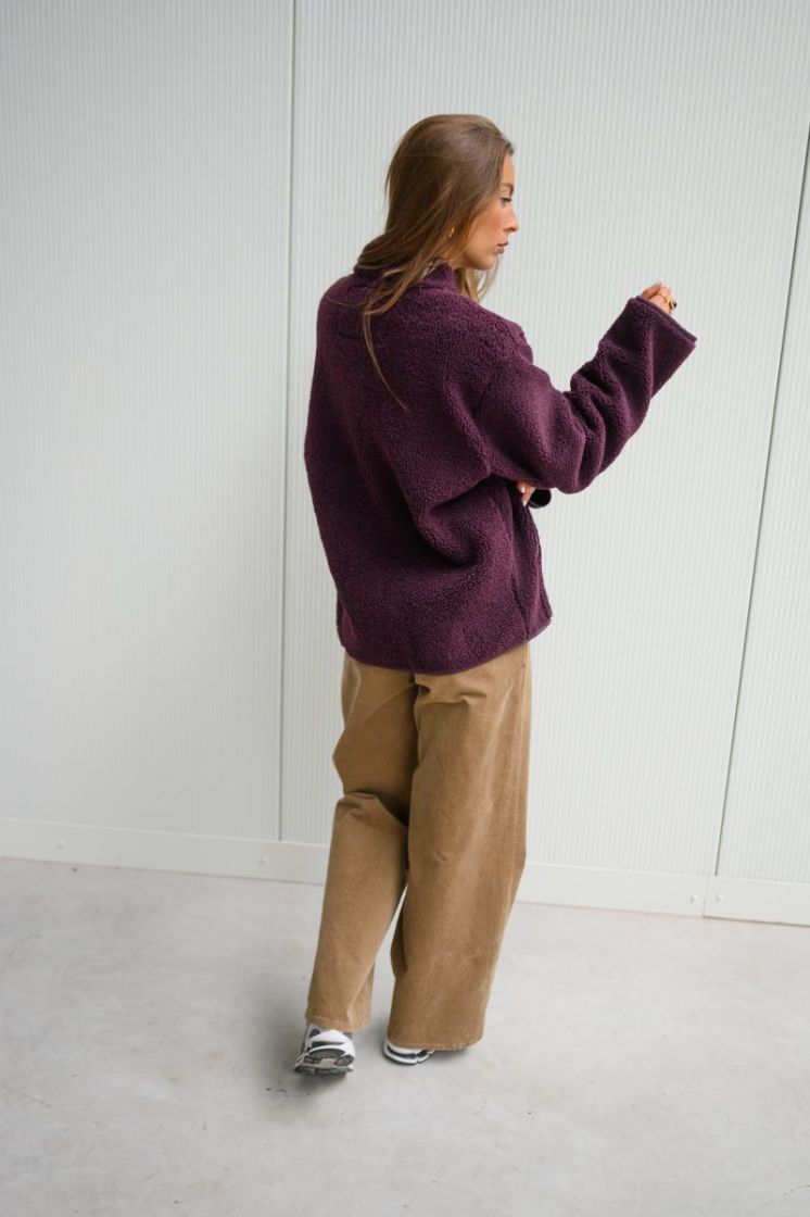 JXZOE GELLY WIDE HW PANTS PNT 274955 Petrifie