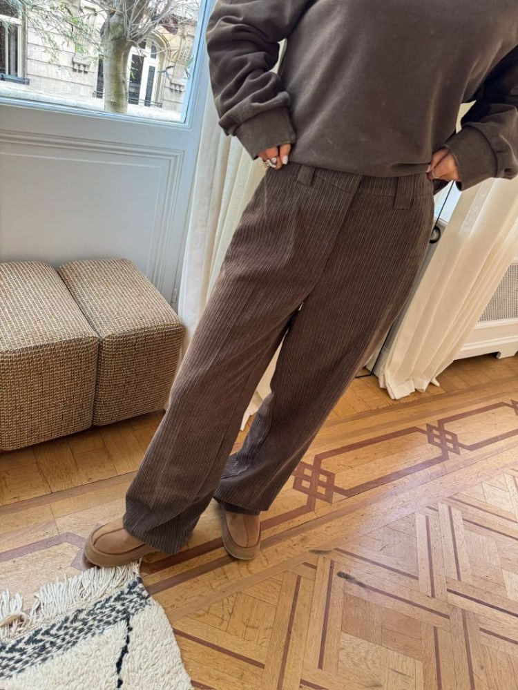 PCAUDRE CORD HW PANTS BC 297238 Wren
